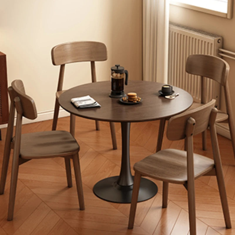 Modern Wooden Dining Table - Minimalist Design for Kitchen & Living Room