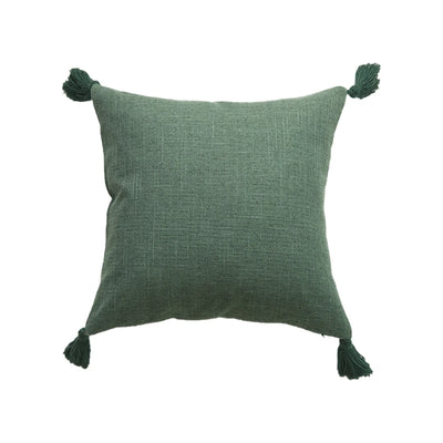 Pillowcase Cushion Cover For Living Room Sofa Office Car Decorative Pillowcase Linen Tassel Suitable For All Seasons Soft And Co