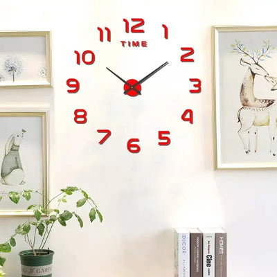 Esthetische Stille Wandklok Doe-het-zelf Woondecoratie
