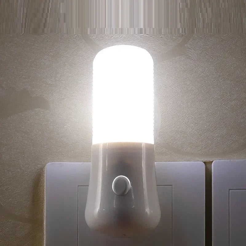 LED Wandlamp met Drukschakelaar voor Stopcontact