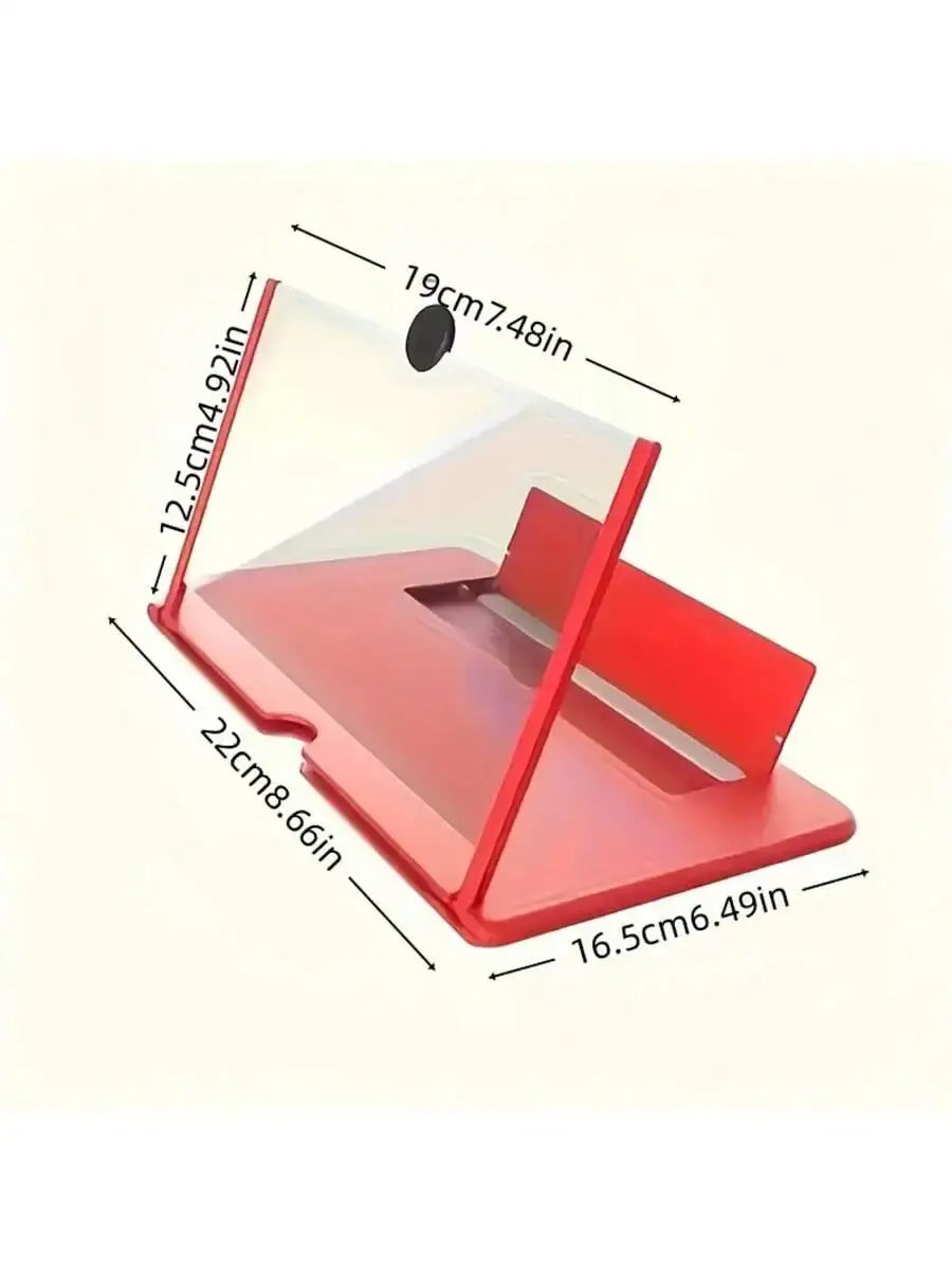 Phone Screen Magnifier Stand - 3D HD Amplifier for Hands-Free Viewing