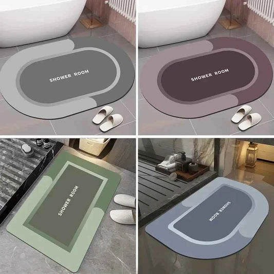Non-Slip Bathroom Rug - Super Absorbent Quick-Dry Floor Mat