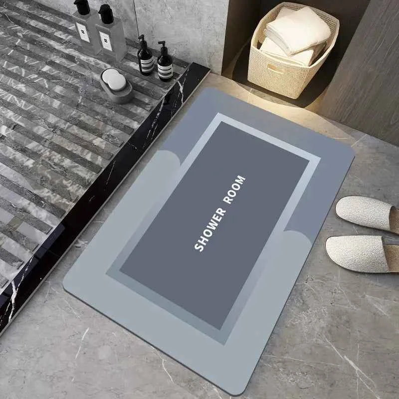 Non-Slip Bathroom Rug - Super Absorbent Quick-Dry Floor Mat