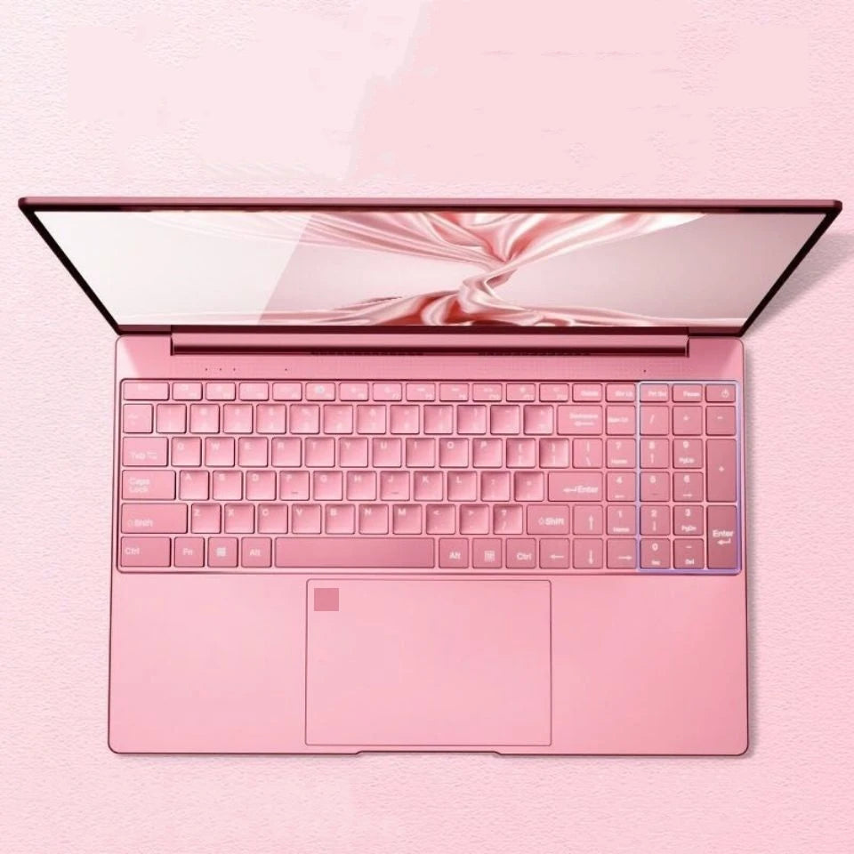 Pink 15.6" Laptop - Windows 10 Intel Celeron N5095 16GB RAM 1TB SSD