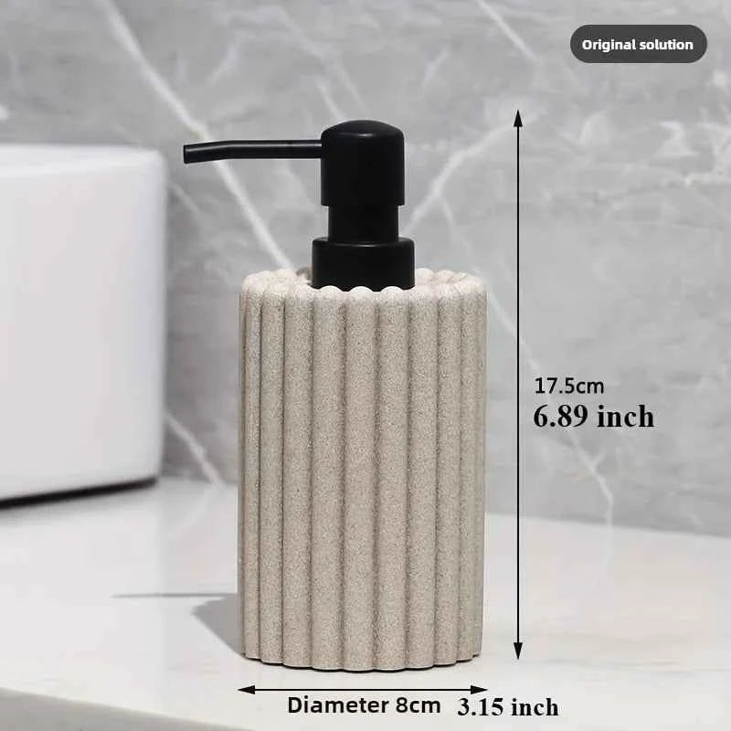 Bathroom accessories and toiletries include lotion bottles, swab boxes and trays, which are available in a variety of colors.