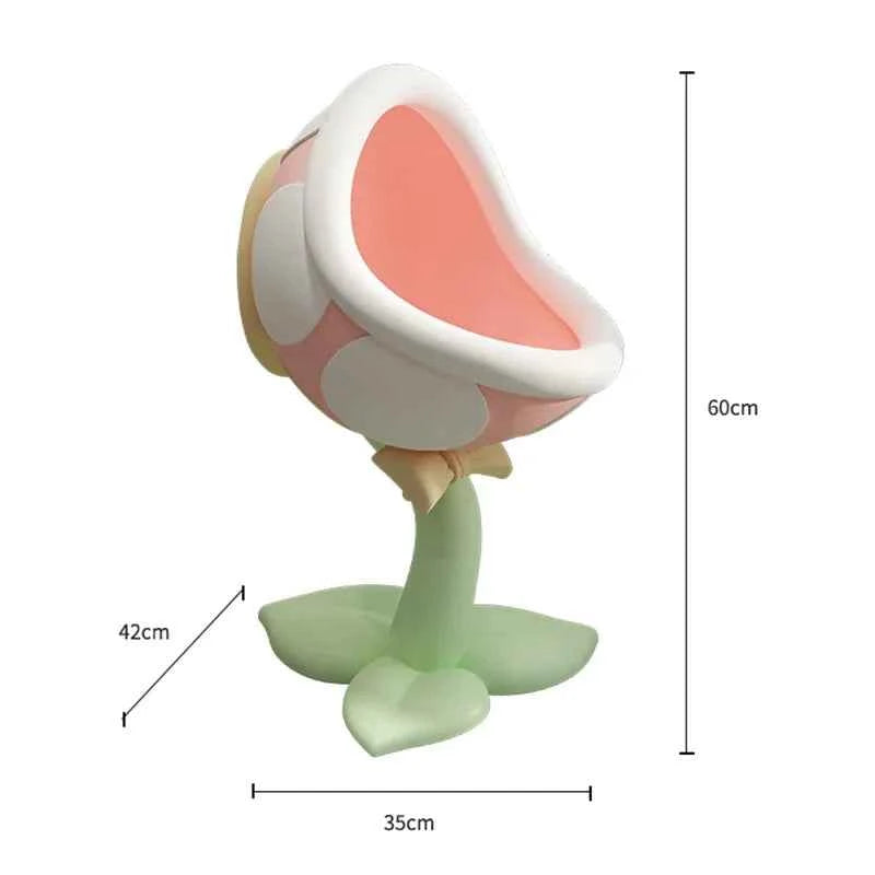 Home Decor Creative Side Table Large Mouth Flower Storage Ornaments Room Decor Bedside Table Living Room Decorative Storage Rack