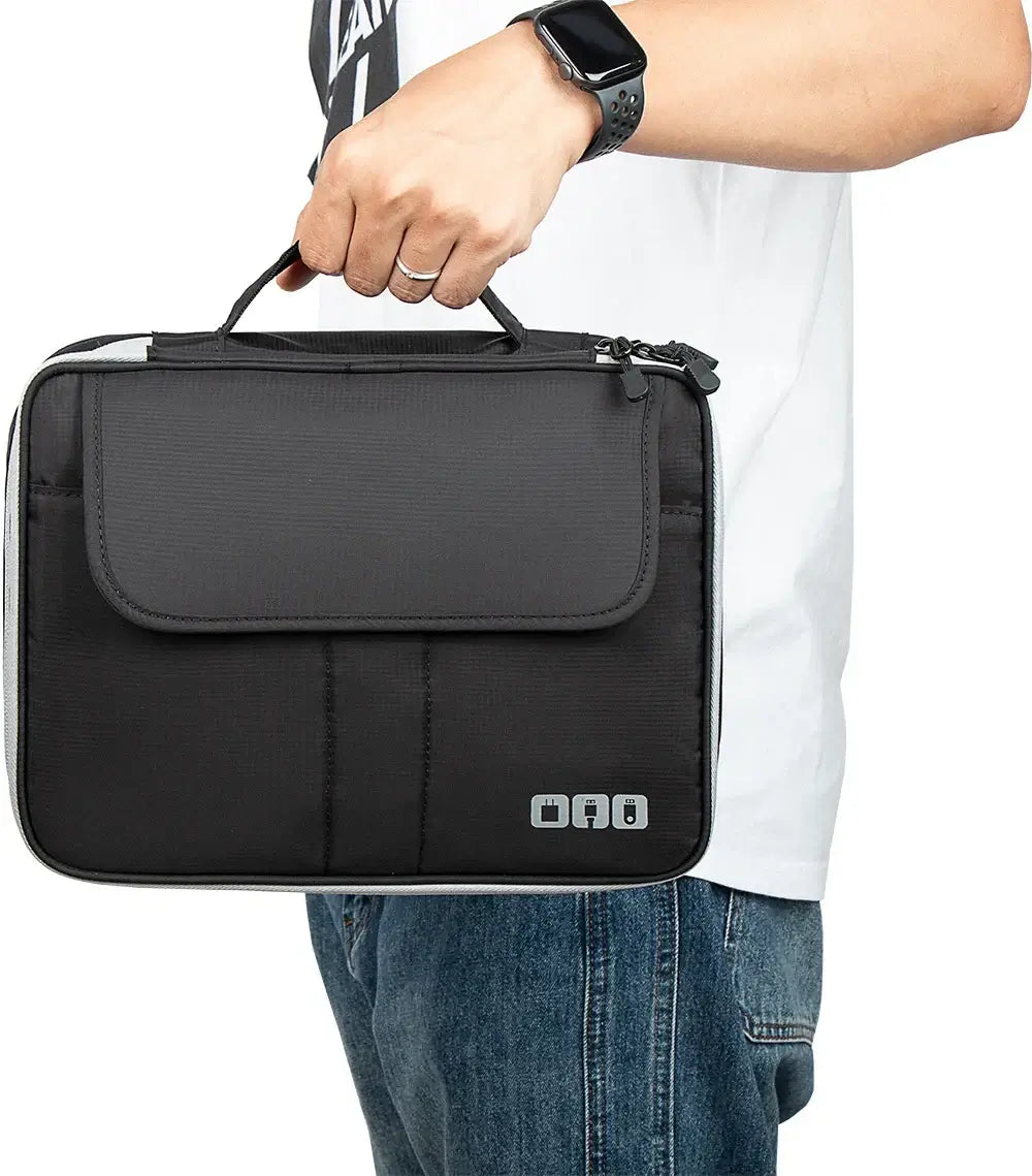 Cable Storage Bag Travel Electronics Organizer Portable Digital Gadget Storage Carry Case For Ipad Power Bank USB Charger Pouch