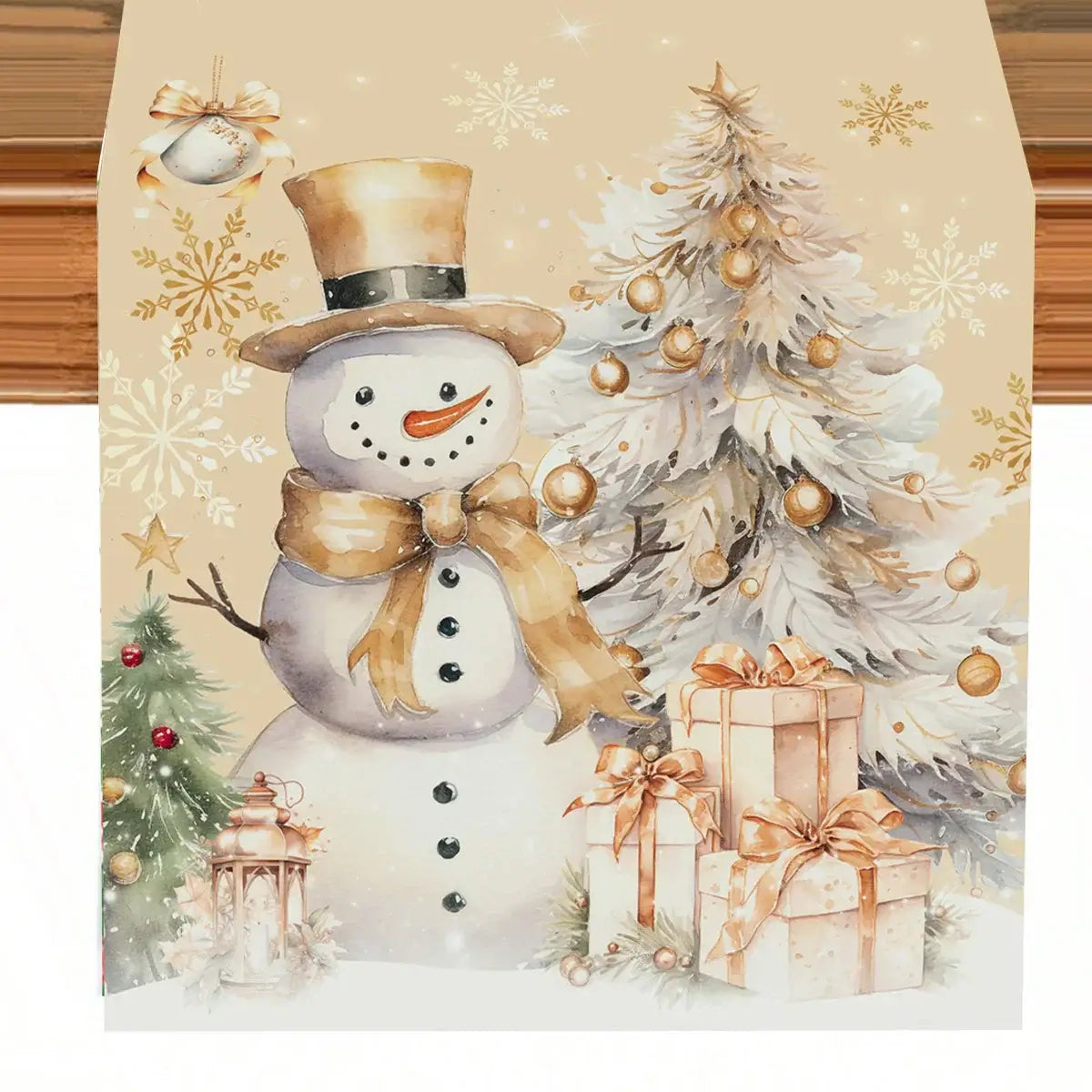Christmas Table Runner - Merry Christmas Decoration for Xmas Party & Home Decor 2025-2026