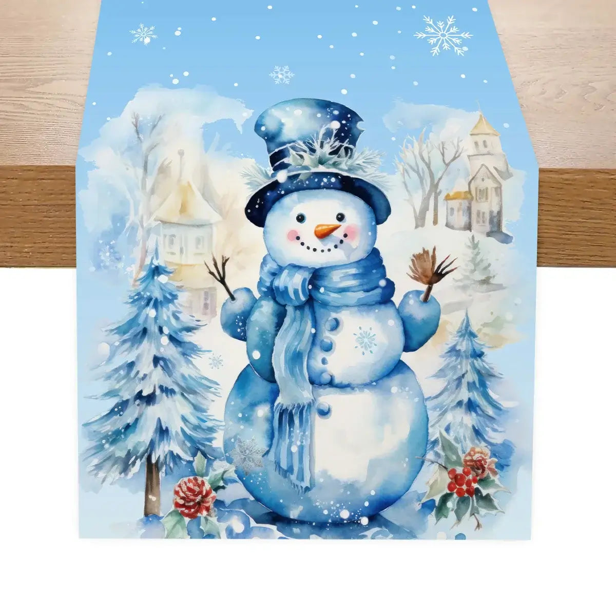 Christmas Table Runner - Merry Christmas Decoration for Xmas Party & Home Decor 2025-2026