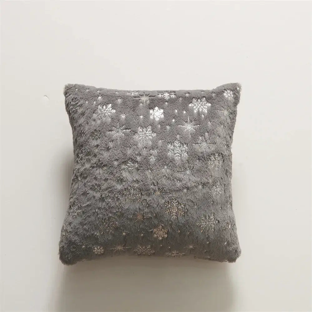 Christmas Throw Pillow 18x18 - Plush Cushion Cover for Sofa, Living Room & Bedroom Holiday Decor
