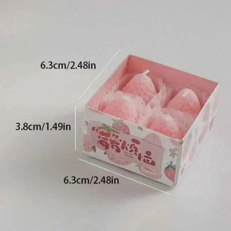 Cookie Scented Candles Gift Box - 4-Pack Biscuit Candles for Holiday Decoration