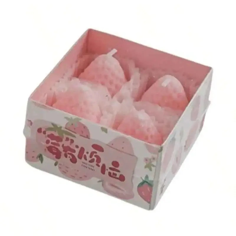 Cookie Scented Candles Gift Box - 4-Pack Biscuit Candles for Holiday Decoration