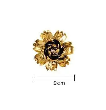 European Ceramic Flower Wall Hanging Ornaments Home Livingroom TV Background Wall Mural Crafts Hotel Lobby 3D Wall Sticker Decor