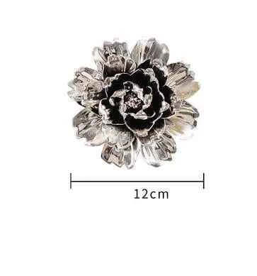 European Ceramic Flower Wall Hanging Ornaments Home Livingroom TV Background Wall Mural Crafts Hotel Lobby 3D Wall Sticker Decor