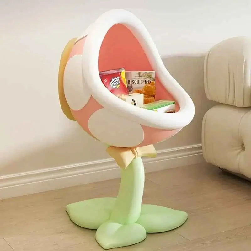 Home Decor Creative Side Table Large Mouth Flower Storage Ornaments Room Decor Bedside Table Living Room Decorative Storage Rack