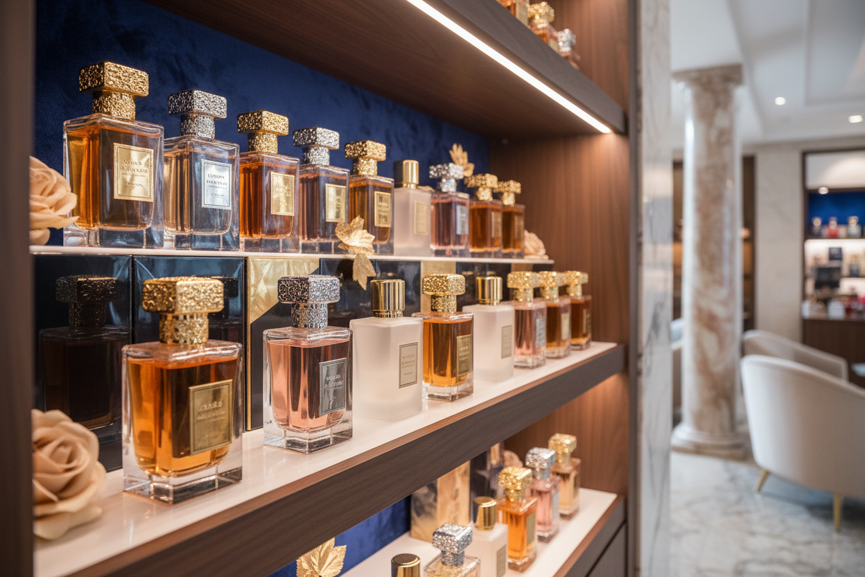 Luxury Perfume Store Display