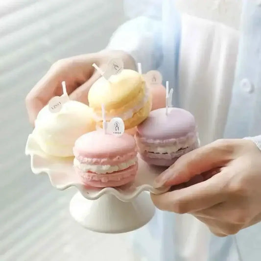 Macaron Shape Scented Candles - Colorful Decorative Aromatherapy Candles