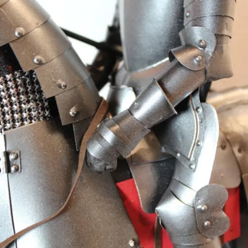 Medieval Knight Armor Figurine - Vintage European Home Decor Ornament