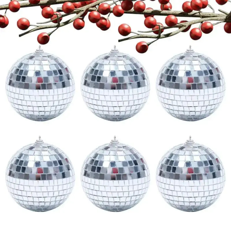 Mini Disco Ball Set - Reflective Mirror Balls for Party & Christmas Decoration