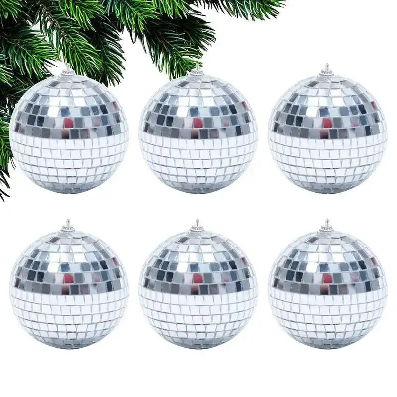 Mini Disco Ball Set - Reflective Mirror Balls for Party & Christmas Decoration