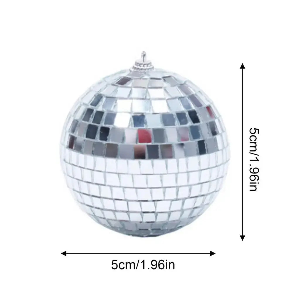 Mini Disco Ball Set - Reflective Mirror Balls for Party & Christmas Decoration