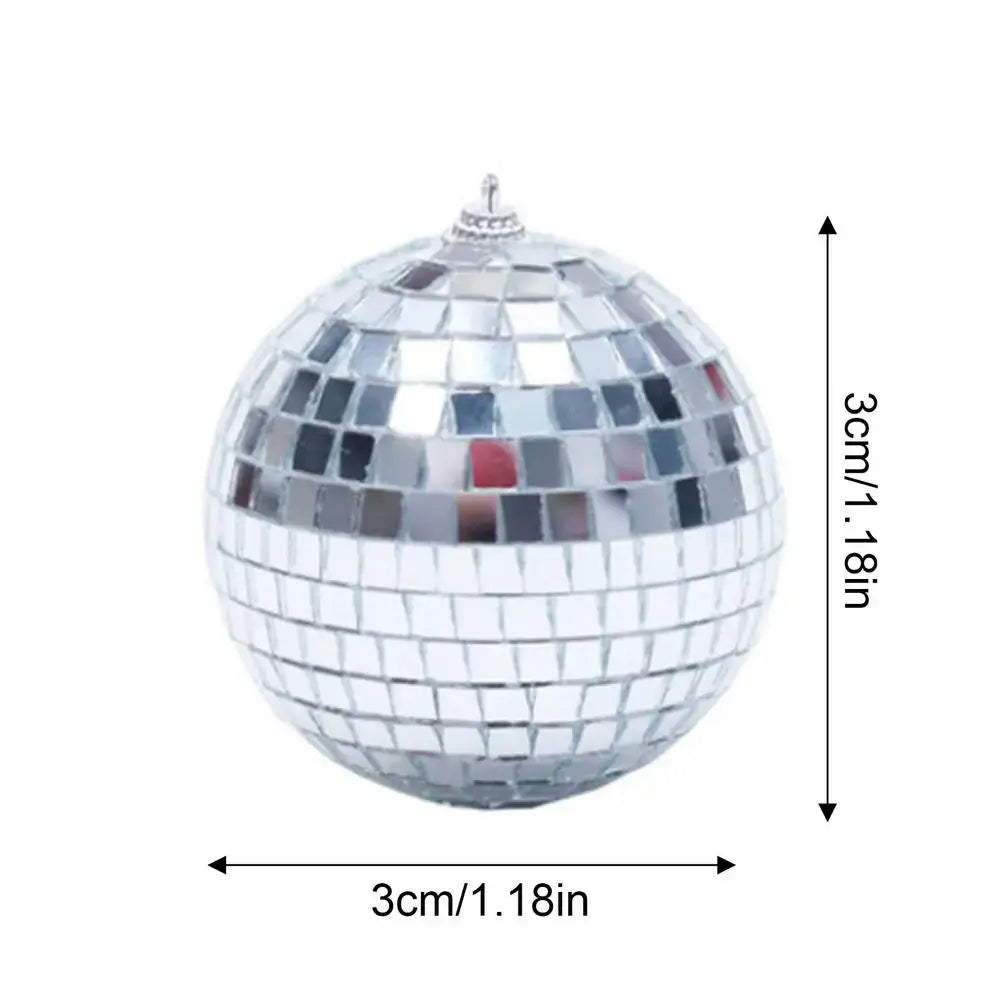 Mini Disco Ball Set - Reflective Mirror Balls for Party & Christmas Decoration