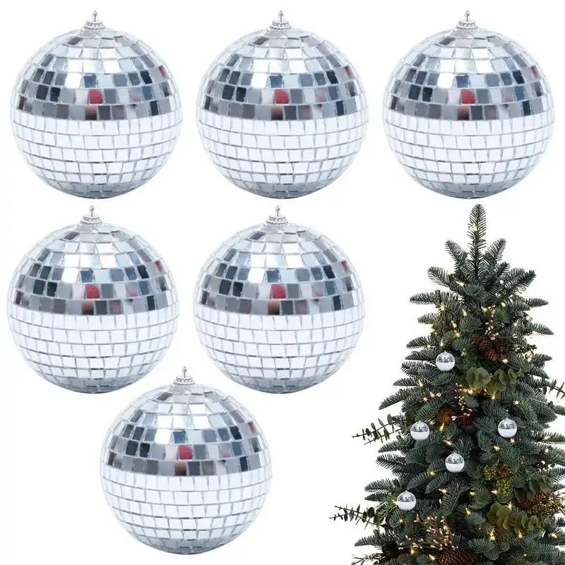 Mini Disco Ball Set - Reflective Mirror Balls for Party & Christmas Decoration