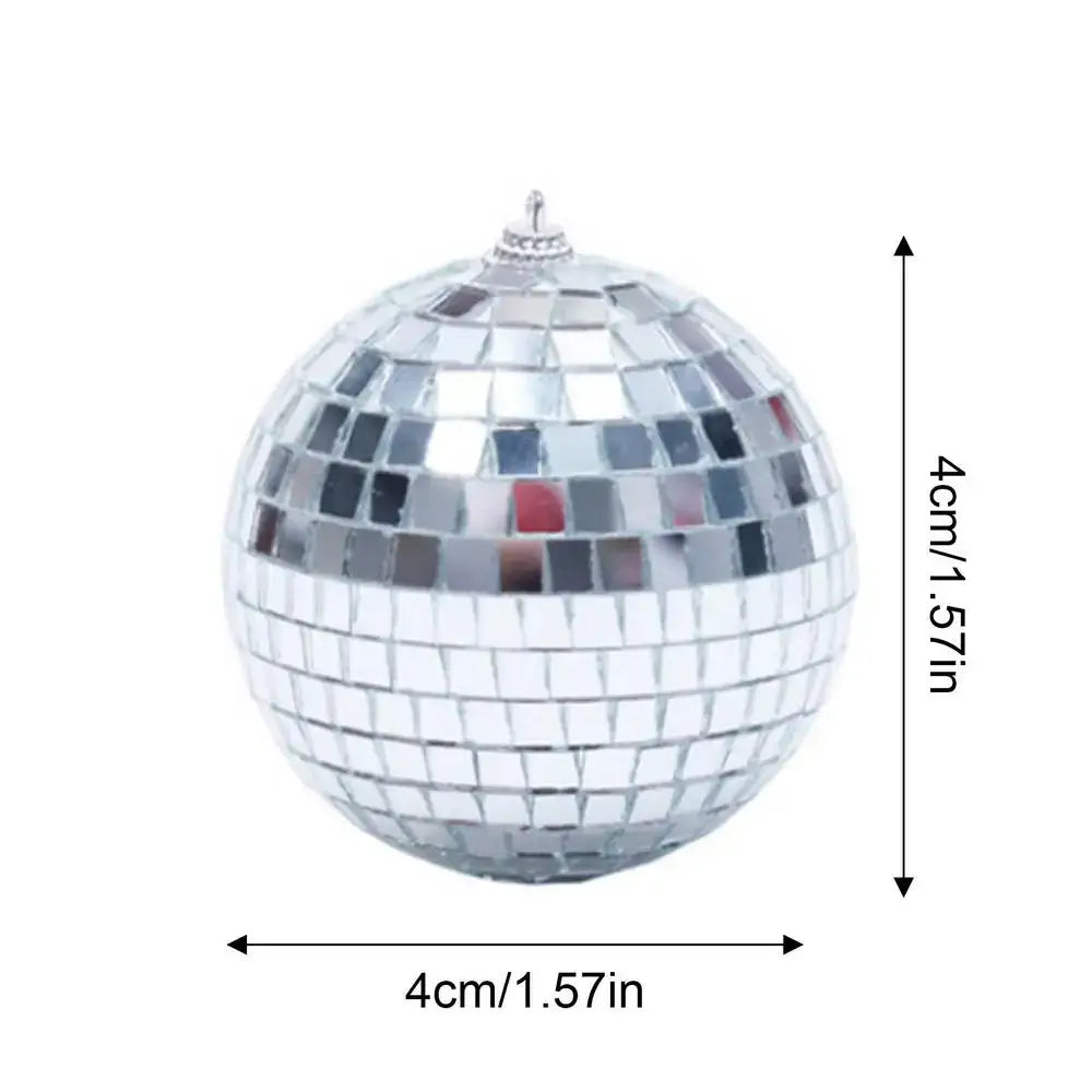 Mini Disco Ball Set - Reflective Mirror Balls for Party & Christmas Decoration
