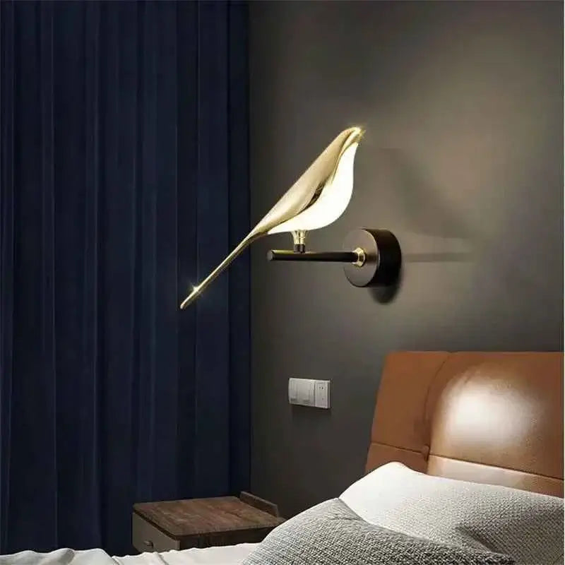 Modern LED Wall Lamp - Bedside Reading Light for Bedroom & Children's Room