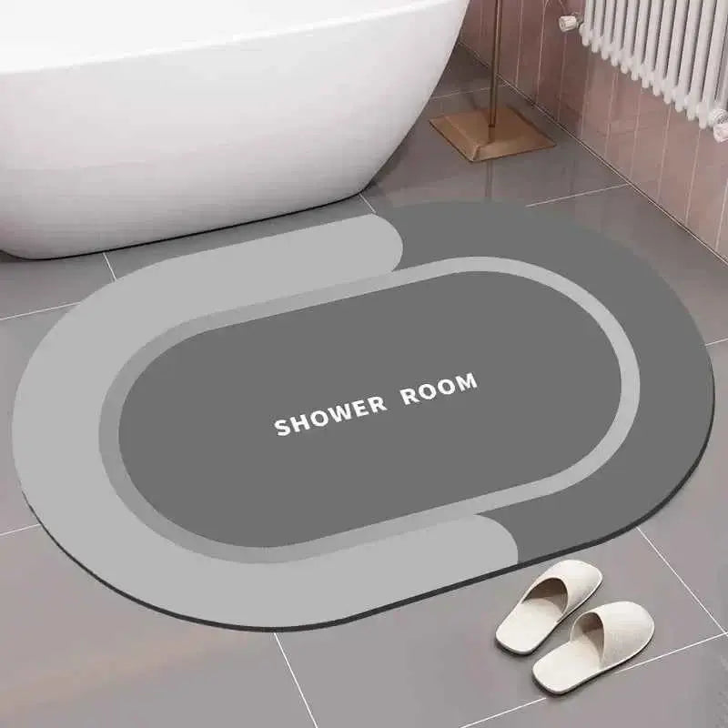 Non-Slip Bathroom Rug - Super Absorbent Quick-Dry Floor Mat