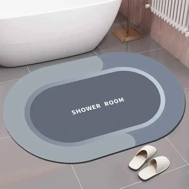 Non-Slip Bathroom Rug - Super Absorbent Quick-Dry Floor Mat