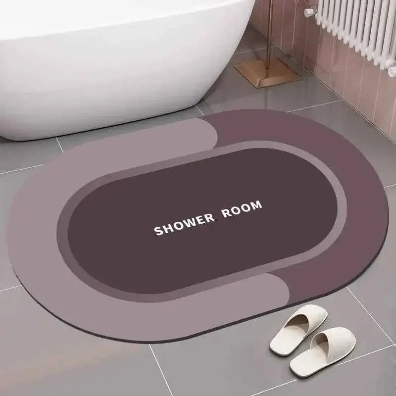 Non-Slip Bathroom Rug - Super Absorbent Quick-Dry Floor Mat
