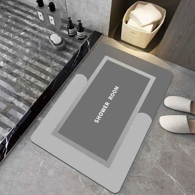 Non-Slip Bathroom Rug - Super Absorbent Quick-Dry Floor Mat