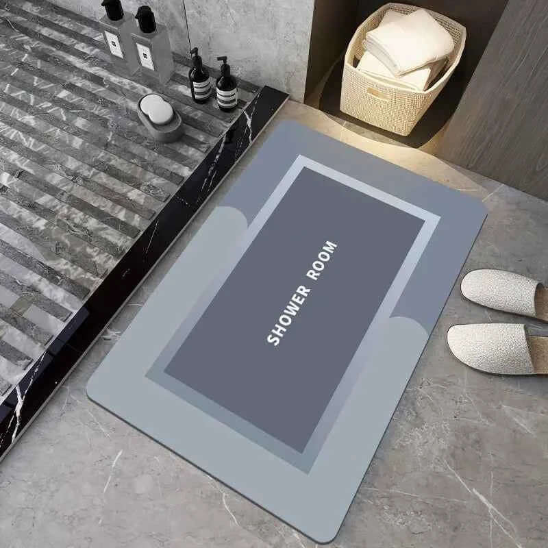 Non-Slip Bathroom Rug - Super Absorbent Quick-Dry Floor Mat