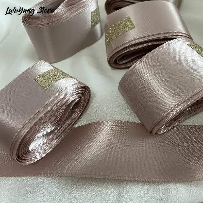 Premium Satin Ribbon 25mm/40mm - Christmas Gift Wrapping & DIY Craft Decorative Tape for Xmas Parties