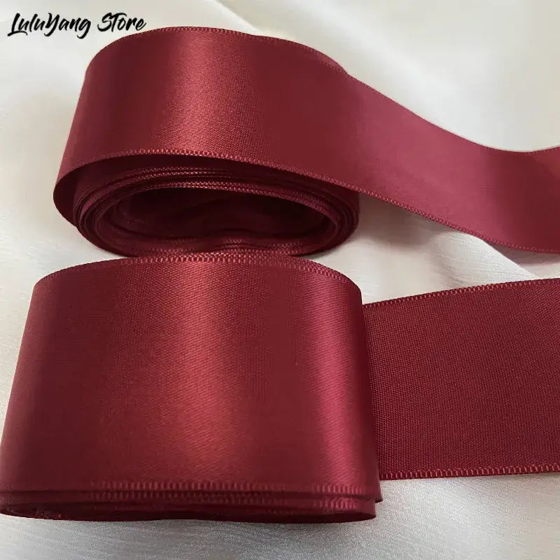 Premium Satin Ribbon 25mm/40mm - Christmas Gift Wrapping & DIY Craft Decorative Tape for Xmas Parties