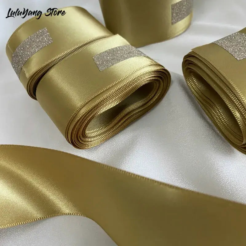 Premium Satin Ribbon 25mm/40mm - Christmas Gift Wrapping & DIY Craft Decorative Tape for Xmas Parties