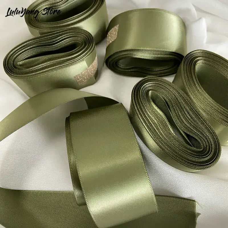 Premium Satin Ribbon 25mm/40mm - Christmas Gift Wrapping & DIY Craft Decorative Tape for Xmas Parties