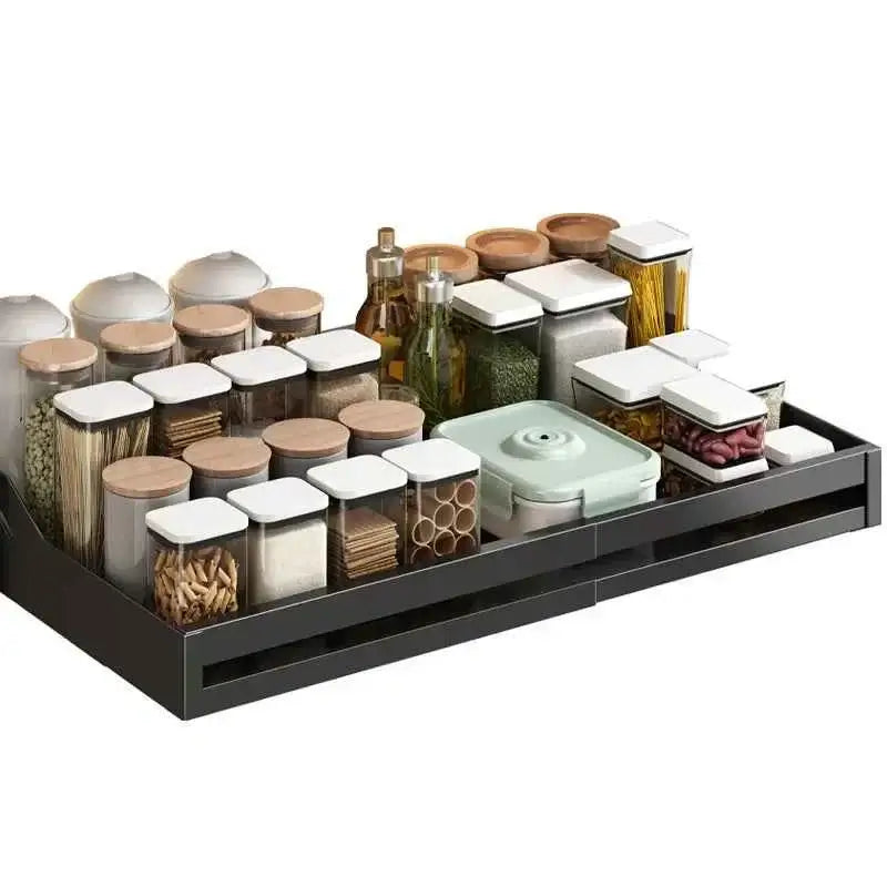 Pull-Out Kitchen Cabinet Organizer - Sliding Drawer Storage Basket