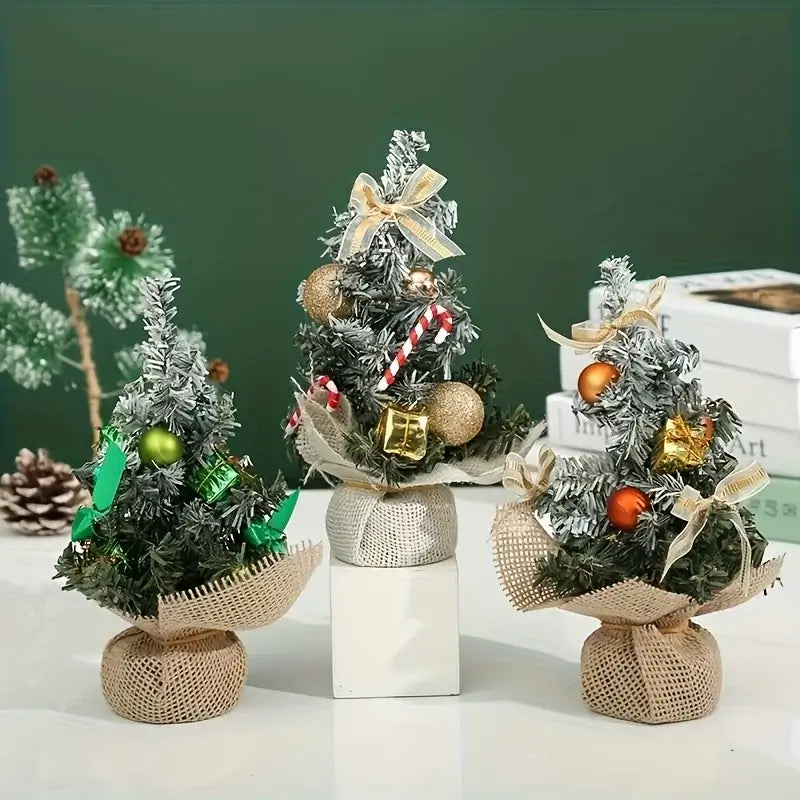 Realistic Christmas Tree Decorations - Festive Holiday Party Supplies & Home Table Decor Essentials