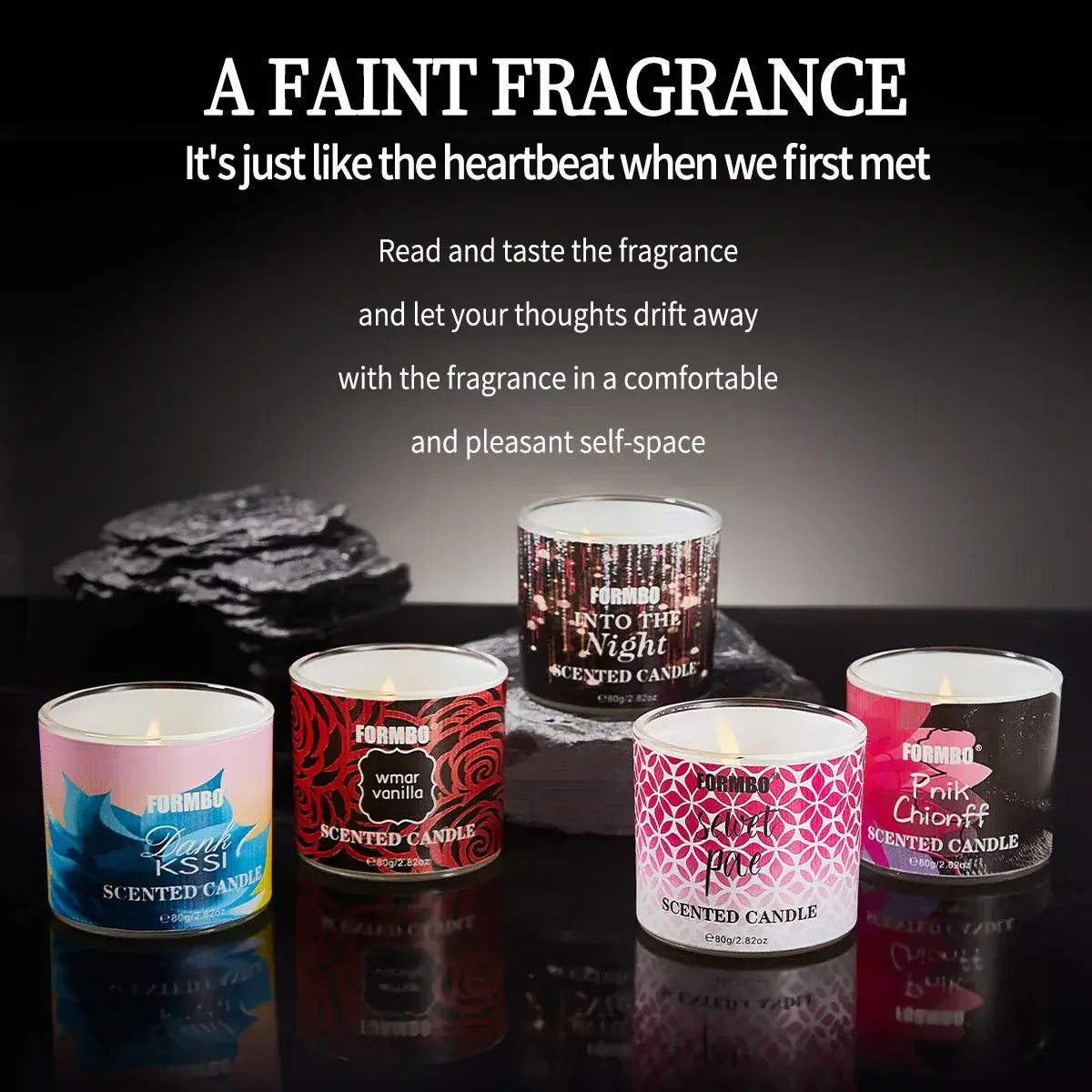 Smokeless Scented Candle - Long-Lasting Aromatherapy Diffuser for Better Sleep & Stress Relief