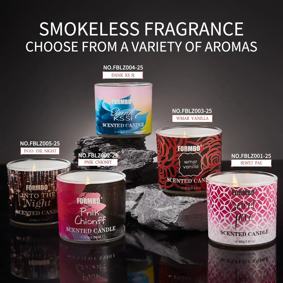 Smokeless Scented Candle - Long-Lasting Aromatherapy Diffuser for Better Sleep & Stress Relief