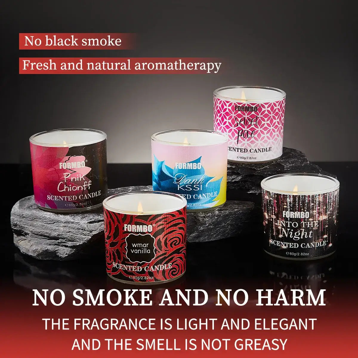 Smokeless Scented Candle - Long-Lasting Aromatherapy Diffuser for Better Sleep & Stress Relief