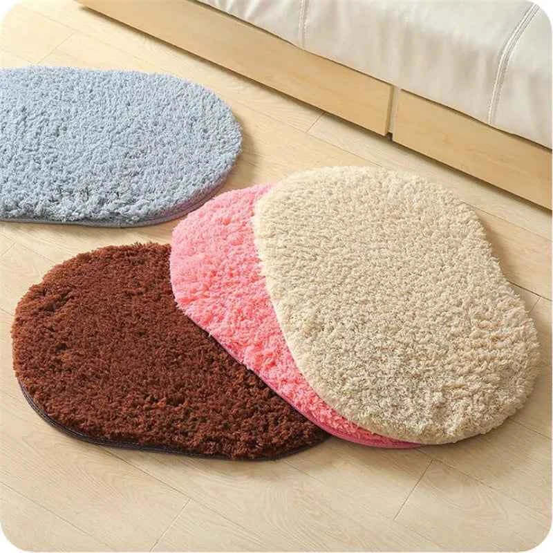 Soft Memory Foam Bath Mat - Absorbent Non-Slip Bathroom Floor Rug 50×30cm