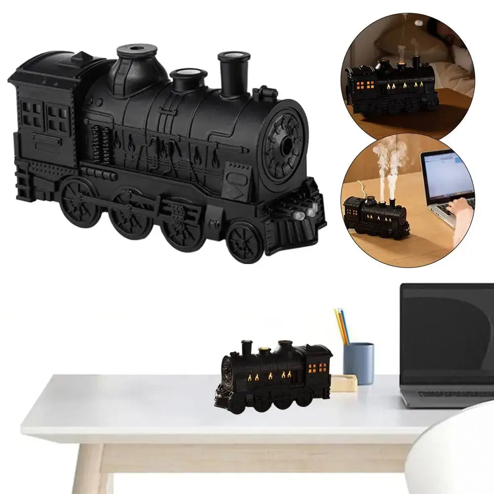 Train Aromatherapy Diffuser - LED Ultrasonic Essential Oil Humidifier