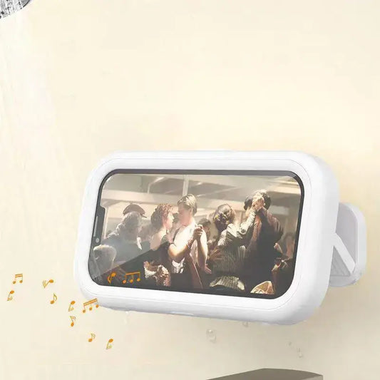 Waterproof Shower Phone Holder - Adjustable Wall Mount for Bathroom & Kitchen